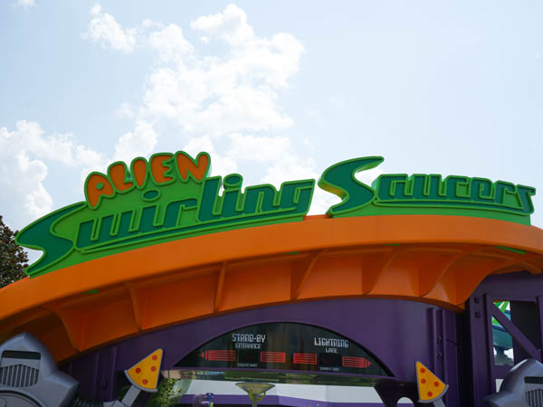 Alien Swirling Saucers